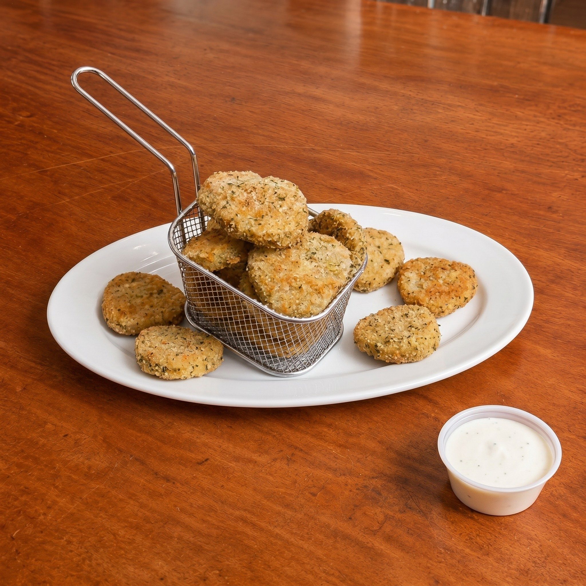 Fried Pickle Chips.