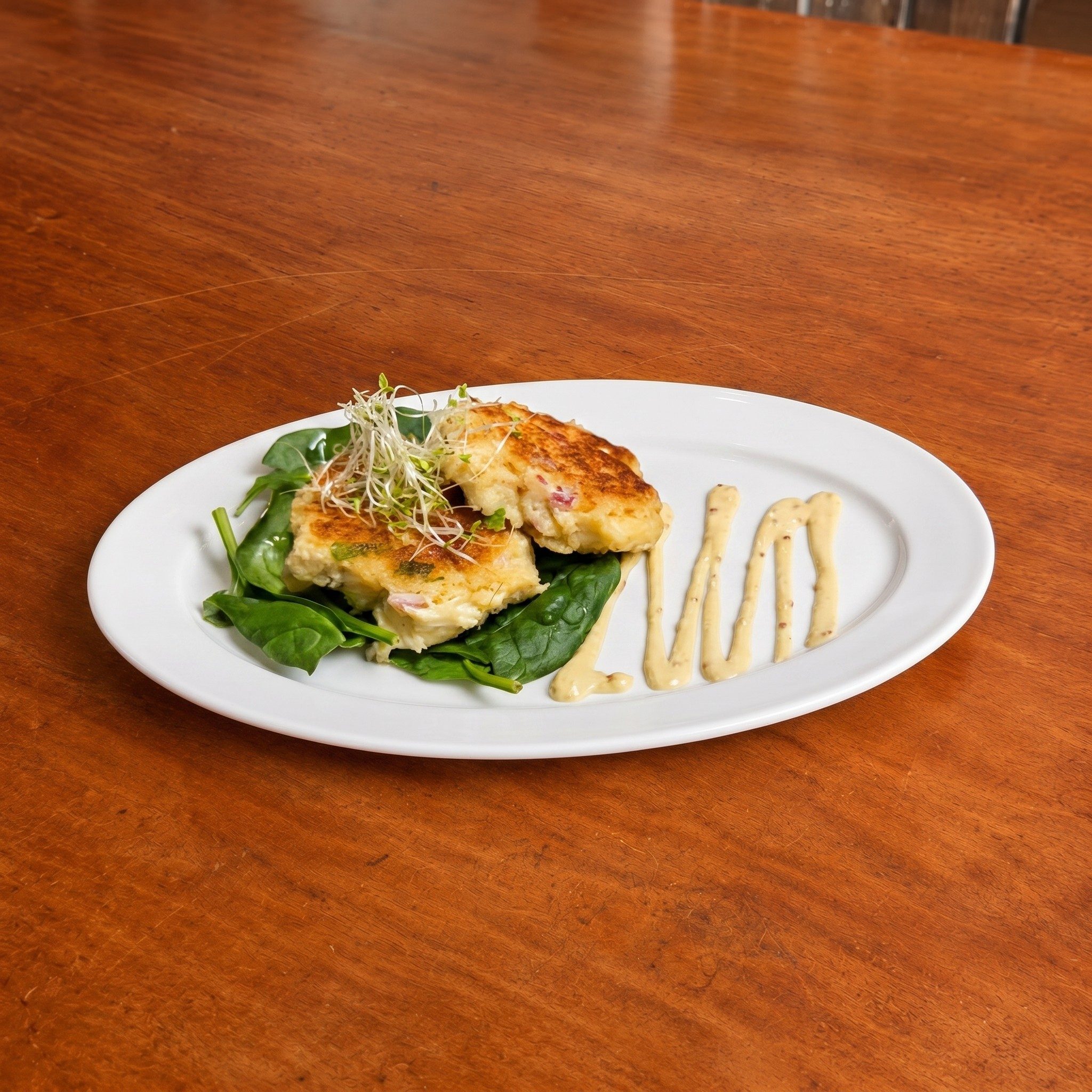 Crab Cakes.